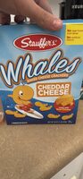 Whales Baked Cheese Crackers Cheddar Cheese