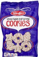 White fudge shortbread cookies for the holidays