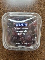 Delallo pitted seasoned calamity olives