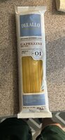 Durum wheat semolina macaroni product, capellini [angel hair]
