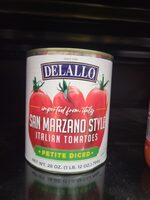 San Marzano Style Petite Diced Italian Tomatoes