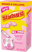 Strawberry all pink zero sugar drink mix