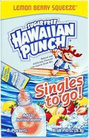 Singles to go lemon berry squeeze sugar free drink mix count