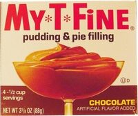 My t fine pudding chocolate