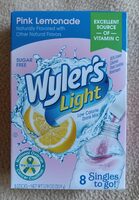 Light singles water drink mix to go powder packets