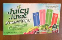 Freezer pops with 100% juice