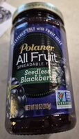 All Fruit Spreadable Fruit Seedless Blackberry