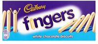 Fingers white chocolate biscuits