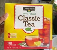 100% natural classic tea bags