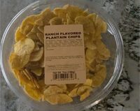 Ranch flavored plantain chips
