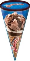 Nestle drumstick triple chocolate king size sundae cone 7.5 oz