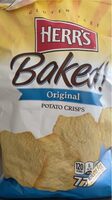 Potato crips baked