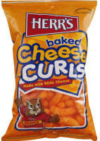 Baked cheese curls