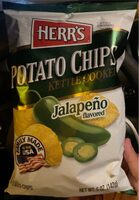 Potato chips kettle cooked jalapeño flavored