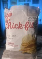 Waffle potato chips