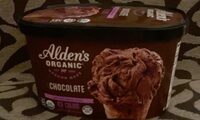 Alden's organic chocolate ice cream