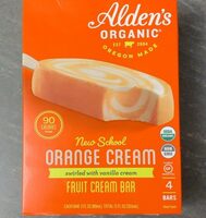 Orange Cream Frozen Dessert Bar