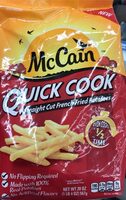 Quick cook french fries