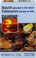 Calamares Squid Pieces In Ink Sauce