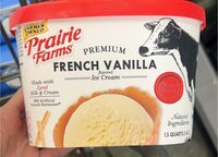 Premium french vanilla ice cream