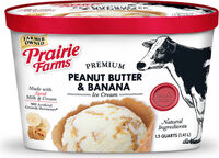 Premium rich ice cream blended with buttered pecan pieces