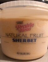 Natural fruit Sherbert orange