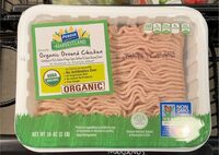 Organic ground chicken