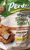 Organic simply smart lightly breaded chicken strips