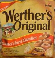 Caramel hard candies