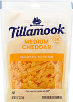 Medium cheddar shredded cheese
