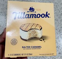 Salted Caramel ice cream sandwiches