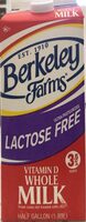 Lactose free milk