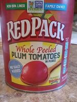 No Salt Added Whole Peeled Plum Tomatoes In Puree