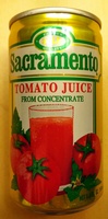 Tomato Juice from Concentrate