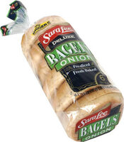 Deluxe onion bagels