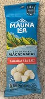 Dry roasted macadamias hawaiian sea salt