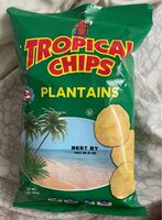 Tropical chips plantains