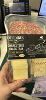Charcuterie Snack Tray Genoa Salame, Fontina Cheese & Rosemary Crackers