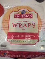 Hearth baked wraps sundried tomato
