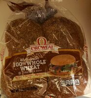 100% Whole Wheat Buns