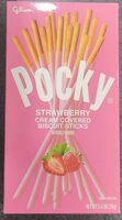 Pocky strawberry cream covered biscuit sticks