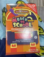 Back to school turkey sticks