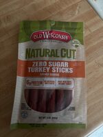 Natural Cut Zero Sugar Turkey Sticks Smoked Sausage