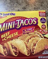 Mini Tacos Beef & Cheese