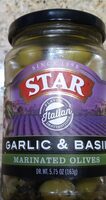 Garlic and Basil Marinated Olives