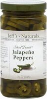 Sliced Tamed Jalapeno Peppers