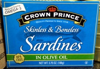 Skinless & Boneless Sardines in Pure Olive Oil