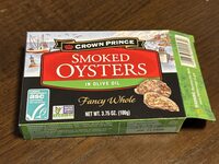 Smoked Oysters in Olive Oil