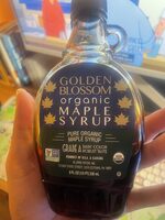 Organic maple syrup