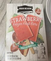 Urban meadow strawberry frozen fruit bars